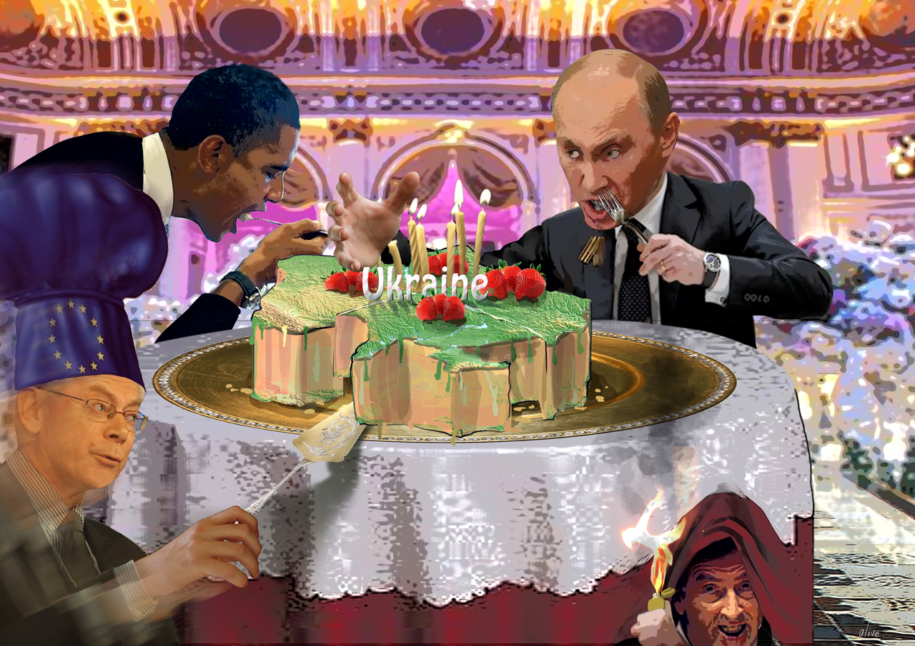 Partage du gâteau ukrainien